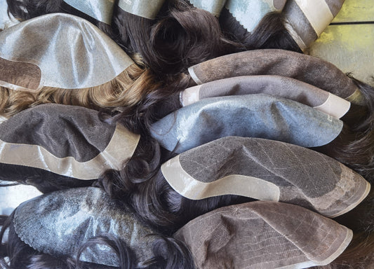 human hair men toupee  for thinning hair