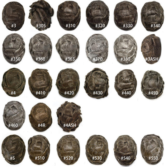 custom toupee grey hair system from ToupeeUnion