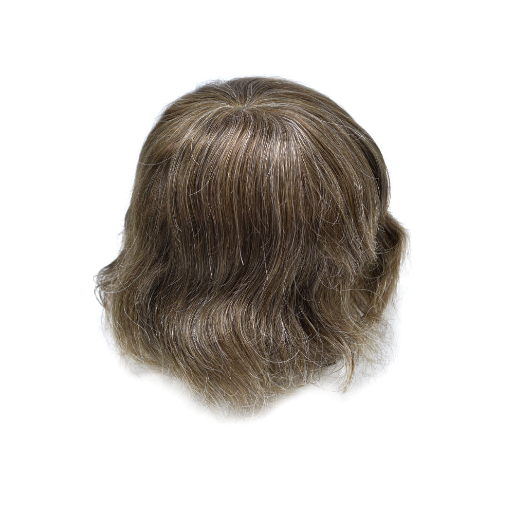 Toupeeunion Fine Monofilament Hair Replacement System PU Coating Men's Toupee Natural Hairline Men Hair Piece
