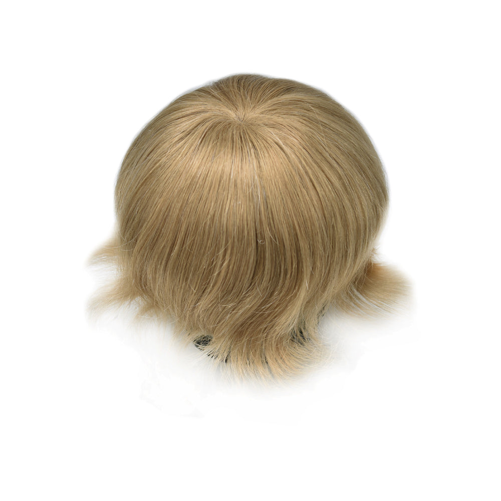 Toupeeunion French Lace Toupee Bleached Knots Natural Hairline Remy Human Hair Replacement System For Men Hairpiece