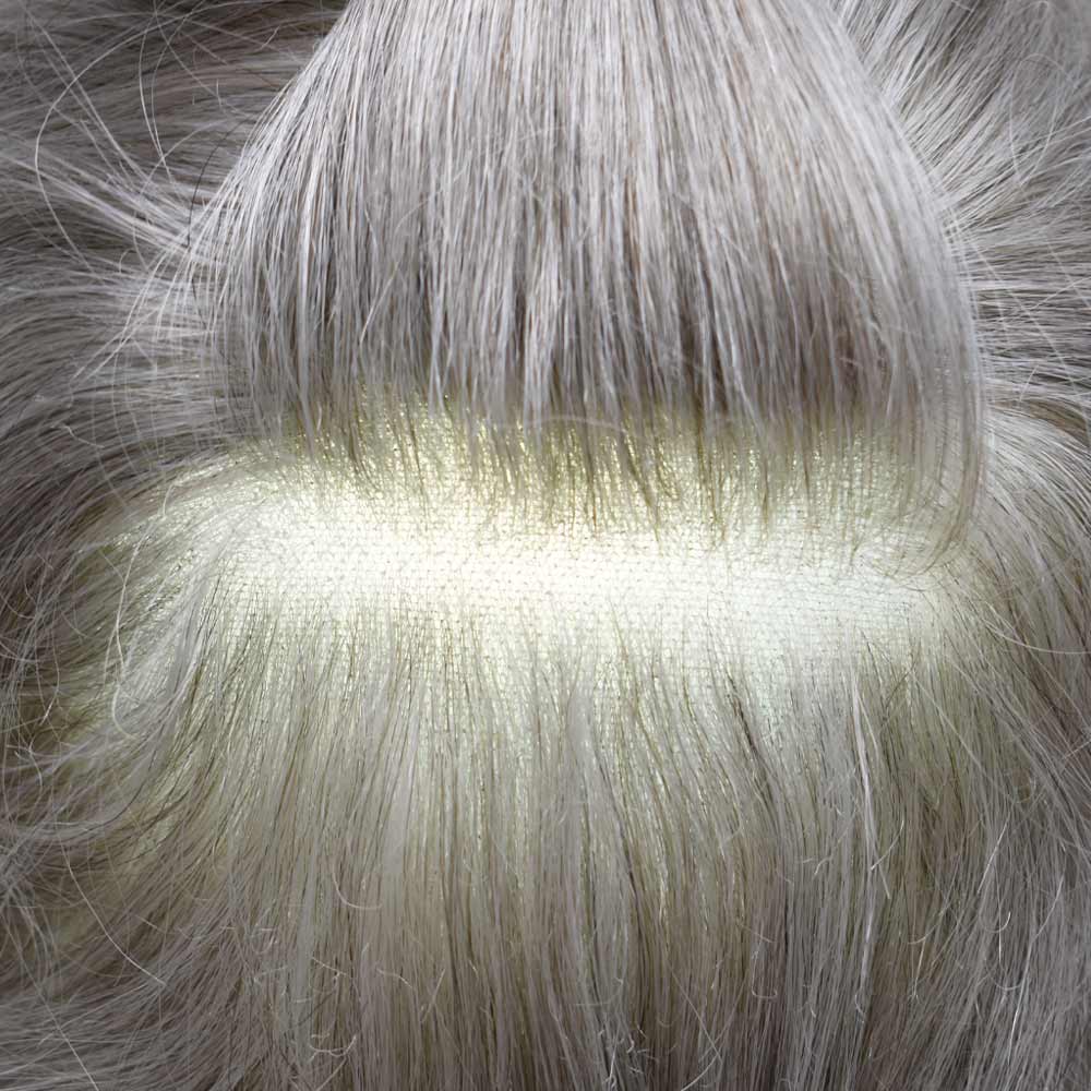 Toupeeunion Non-surgical Hair Replacement System For Men Breathable French Lace Toupee Bleached Knot Mens Hairpiece For Hair Loss