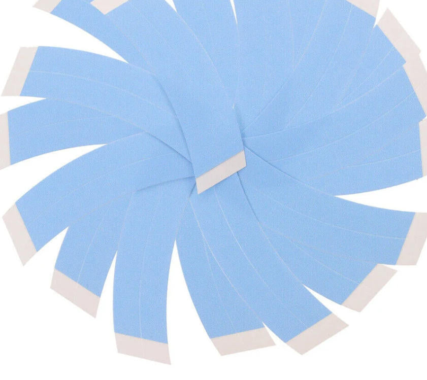Toupeeunion Hair System Tape 12 Pieces Toupee Adhesive Tape Strips